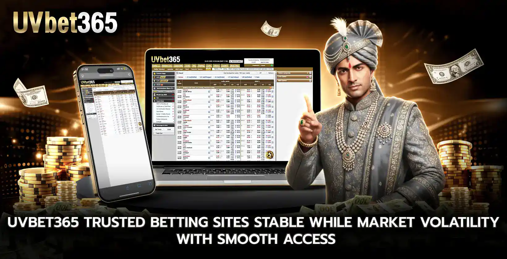 uvbet365 trusted betting sites Stable while Market Volatility With Smooth Access