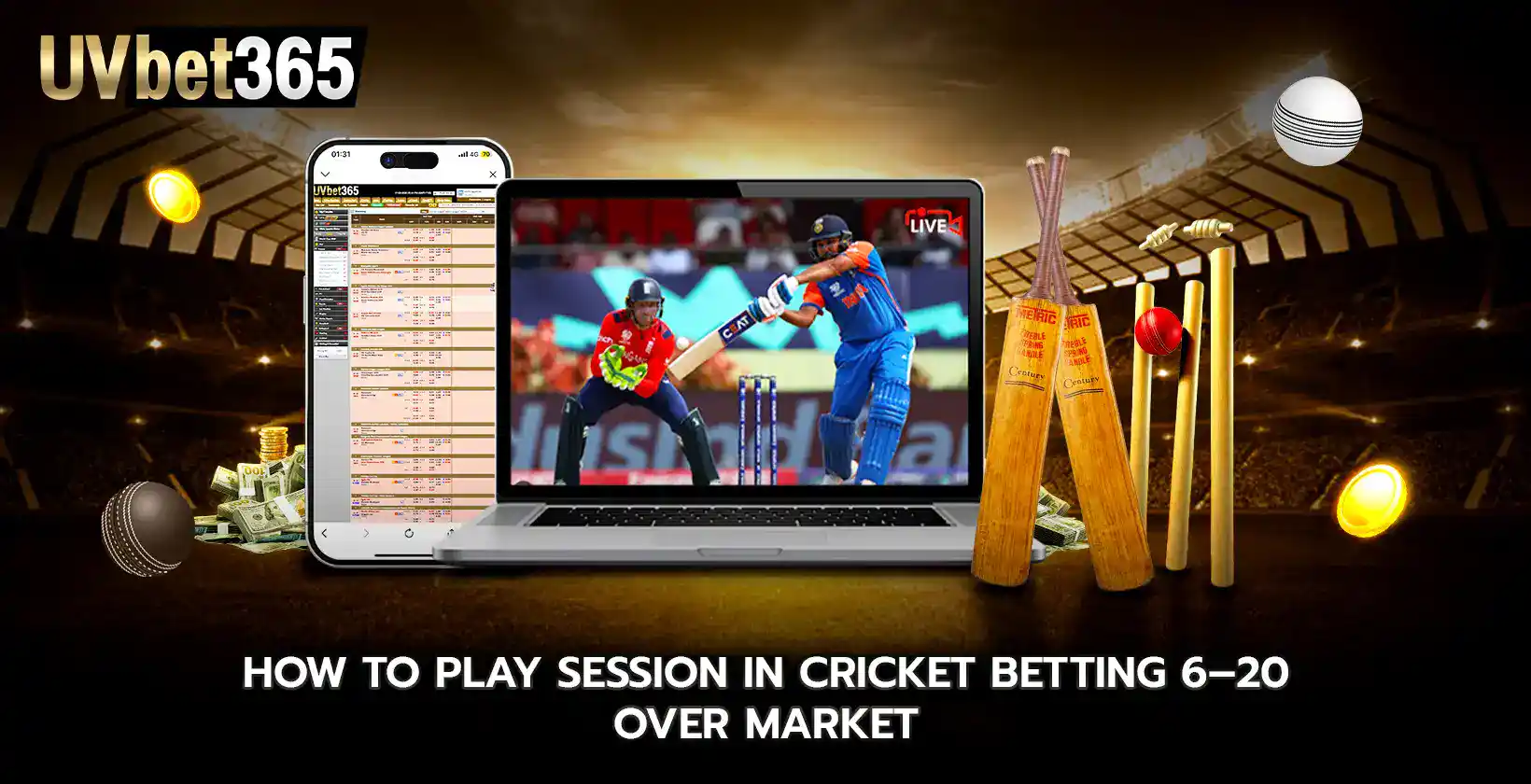 how to play session in cricket betting Over Market
